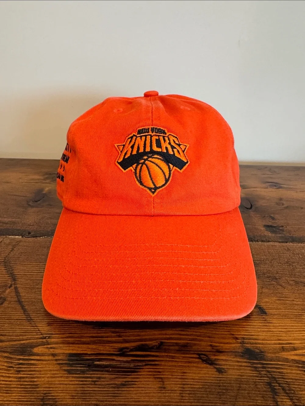 Rare 47 Brand A24 New York Knicks Marty Supreme Streetwear Clean Up Orange Hat